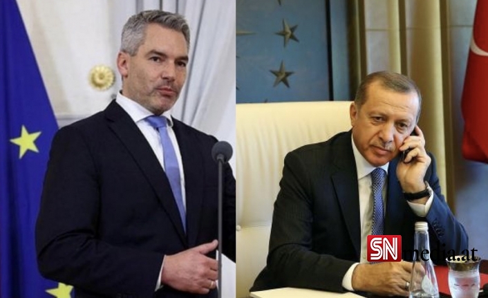 Avusturya Başbakanı Nehammer, Cumhurbaşkanı Erdoğan ile görüştü