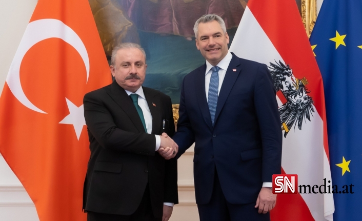 TBMM Başkanı Mustafa Şentop, Avusturya Başbakanı Karl Nehammer ile Görüştü