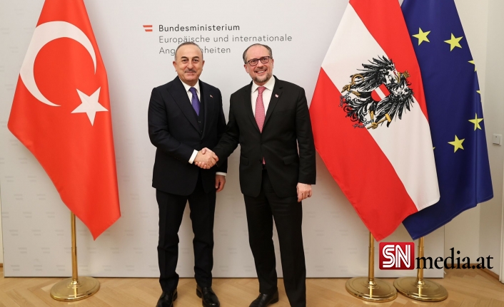 Mevlüt Çavuşoğlu, Avusturya Dışişleri Bakanı Schallenberg ile görüştü