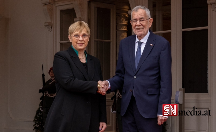 Slovenya Cumhurbaşkanı Viyana'ya Geldi