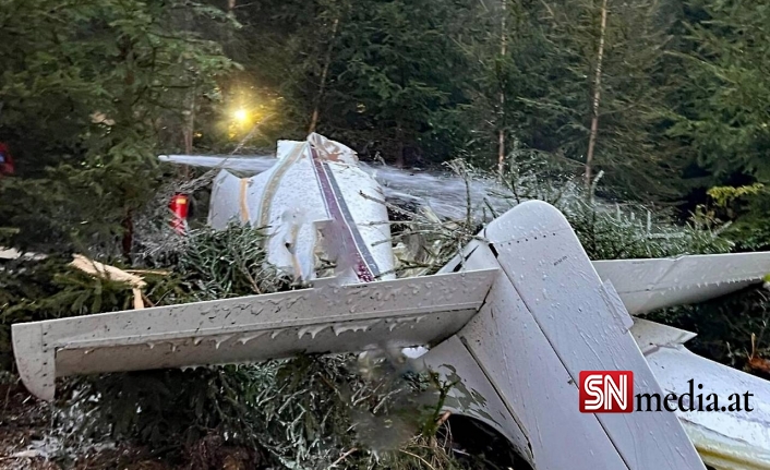Lungau'da düşen uçaktaki 4 kişi hayatını kaybetti